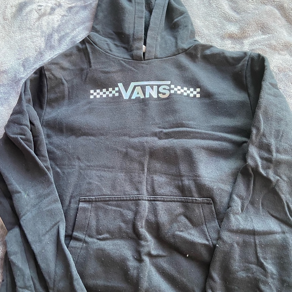 vans black sweatshirt